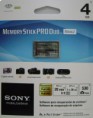 Memoria Pro Duo Sony 4 gb